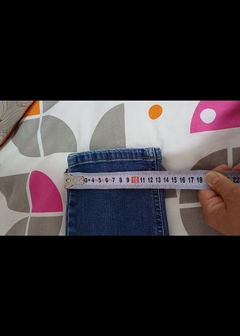 Kadın Mavi Normal Boy Elastik Denim Jean - Görsel 9