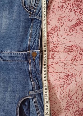 Kadın Mavi Normal Boy Elastik Denim Jean - Görsel 5