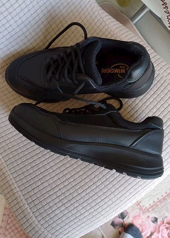 Minderi Ayaş Siyah Erkek Bağcıklı Spor Ayakkabı - Görsel 7