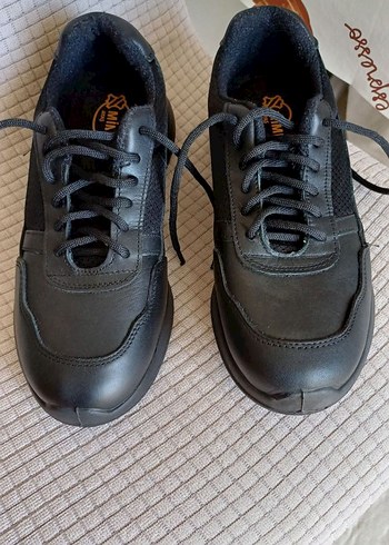 Minderi Ayaş Siyah Erkek Bağcıklı Spor Ayakkabı - Görsel 5