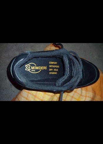 Minderi Ayaş Siyah Erkek Bağcıklı Spor Ayakkabı - Görsel 8