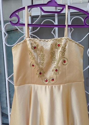 Bindallı Bordo Nakışlı Uzun Bohem Kadın Hint Elbisesi - Görsel 7