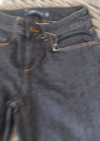 LC Waikiki Kadın Lacivert Midi Boy Kot Pantolon