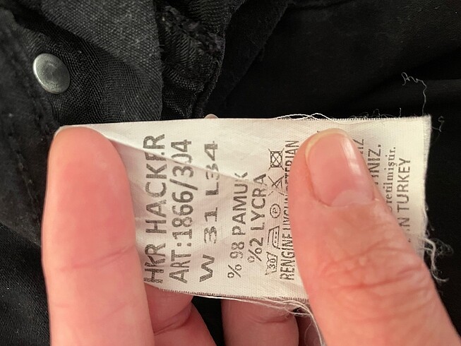 31 Beden siyah Renk İspanyol paça pantolon