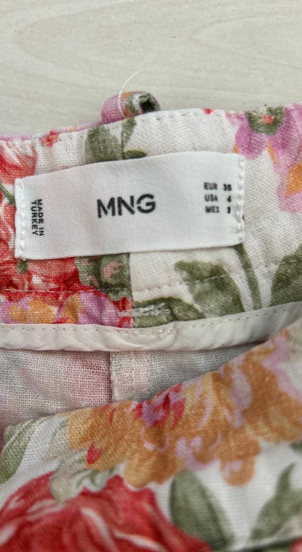 Çiçek Desenli Fırfırlı Bohem Etek - Görsel 3