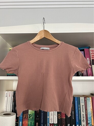 pull and bear pembe crop