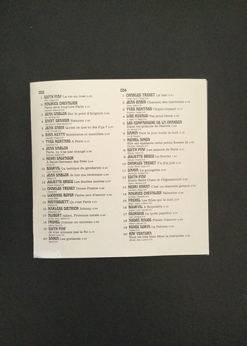  Beden Renk Fransız Şarkıları Koleksiyonu 6 CD Set