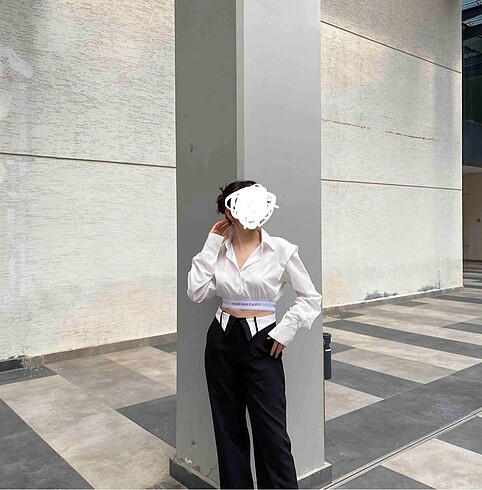 Sagaza Madrid Sagaza Crop Gömlek