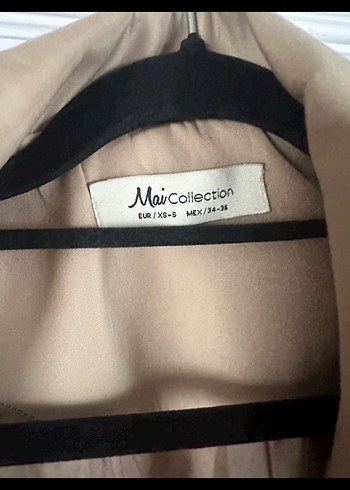 Mai astarlı oversize trenckot - Görsel 6