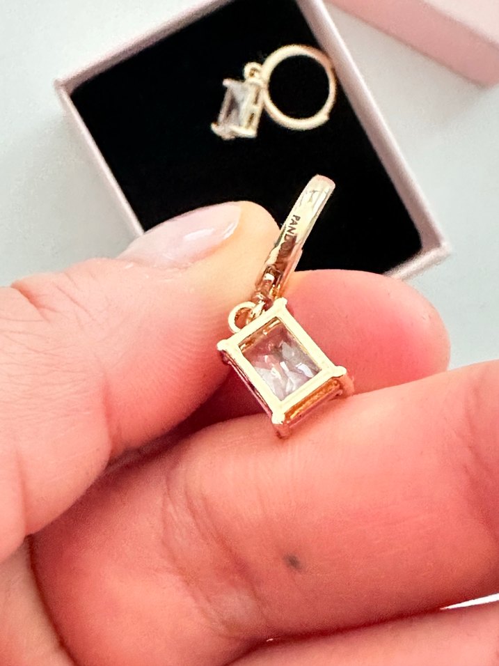 Pandora gold baget küpe - Görsel 4