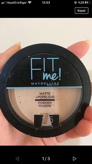 Maybelline 115 Ivory Pudra