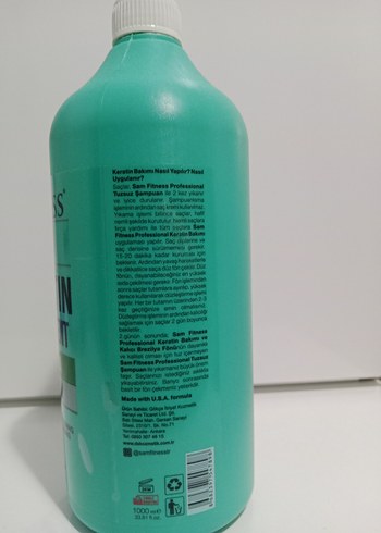 Fitness Brezilya Keratin Şampuan 1000 ml - Görsel 2