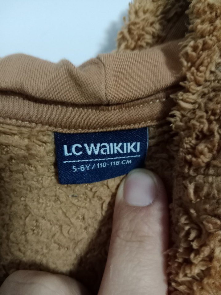 Kahverengi Peluş Bebek Tulumu - Görsel 4