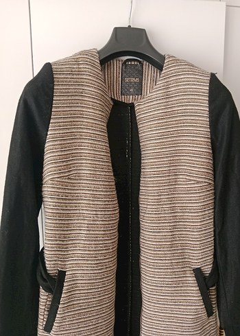 Setrems Uzun Kesim Kuşaklı Kadın Kap - GiyÇık - Görsel 2