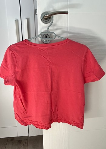 Kısa Kollu Fuşya Mini Tişört - Görsel 4