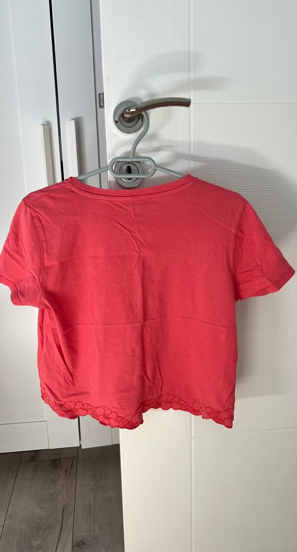 Kısa Kollu Fuşya Mini Tişört - Görsel 4