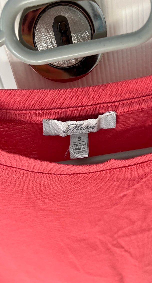 Kısa Kollu Fuşya Mini Tişört - Görsel 3