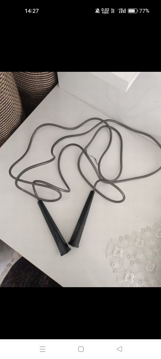 Triathlon Siyah Baskılı Atlama İpi - Görsel 5