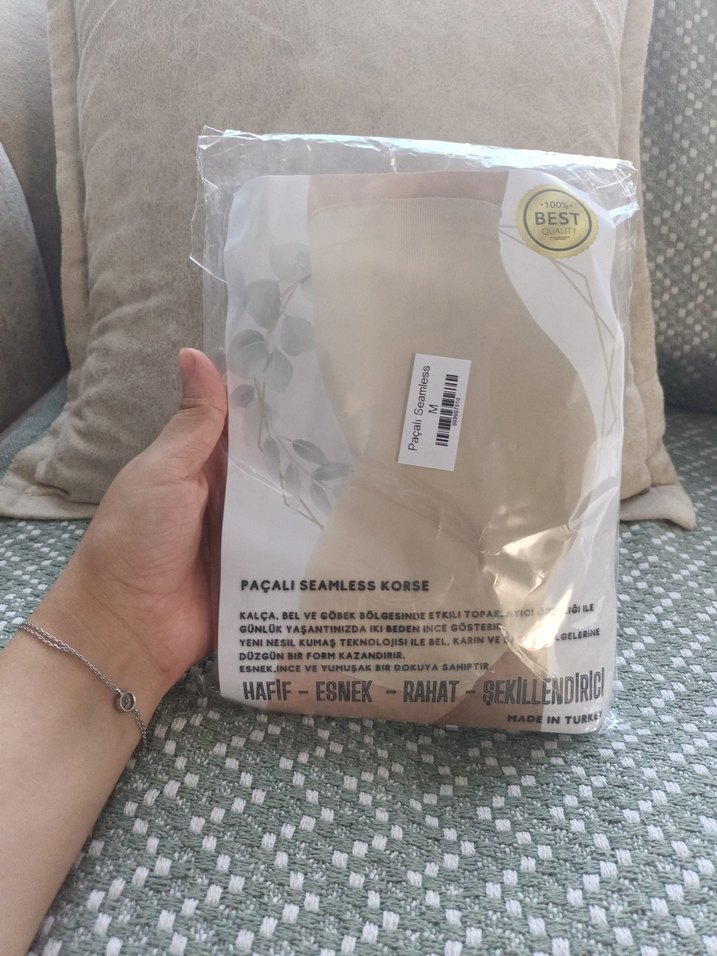 Bej paçalı korse - Görsel 5