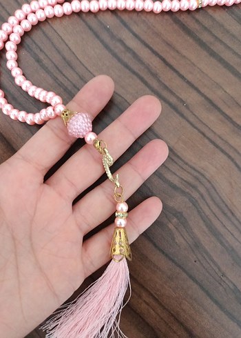 Pembe Minimalist Erkek Tesbih - Görsel 2