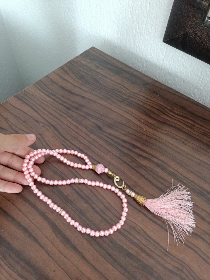 Pembe Minimalist Erkek Tesbih - Görsel 3