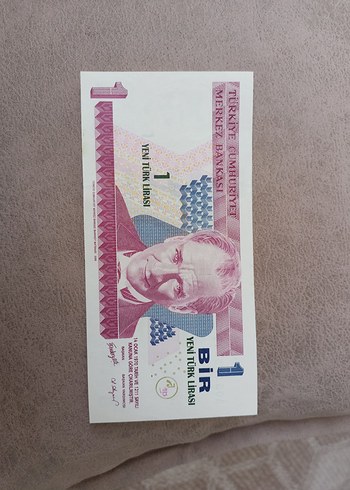 Vintage 1 Yeni Türk Lirası Hediyelik
