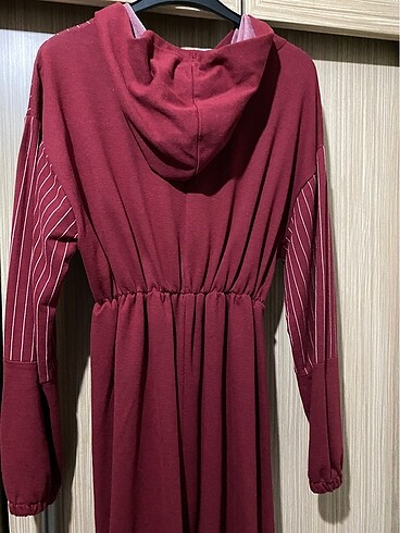 xl Beden bordo Renk kırmızı elbise