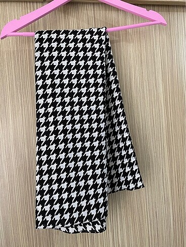 zigzak zebra desenli şal