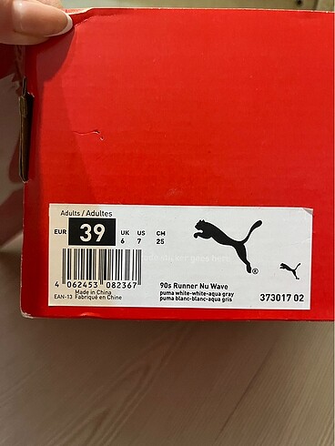 39 Beden beyaz Renk Puma sneakers