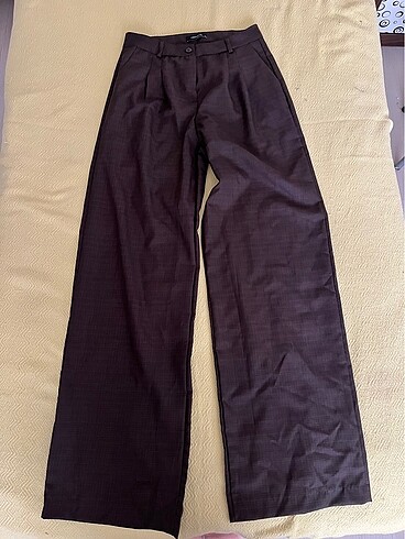 Kahverengi plazzo pantolon
