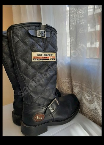 HARLEY DAVIDSON BULLDOZER Siyah Deri Tokalı - Görsel 3