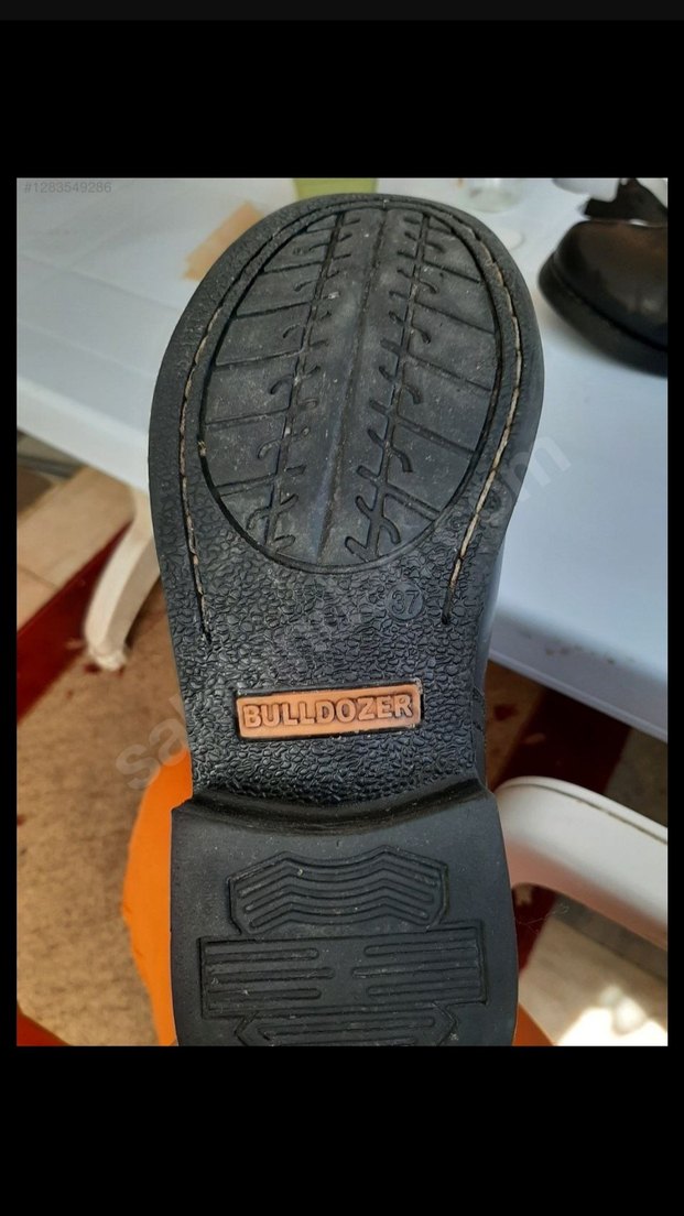 HARLEY DAVIDSON BULLDOZER Siyah Deri Tokalı - Görsel 5