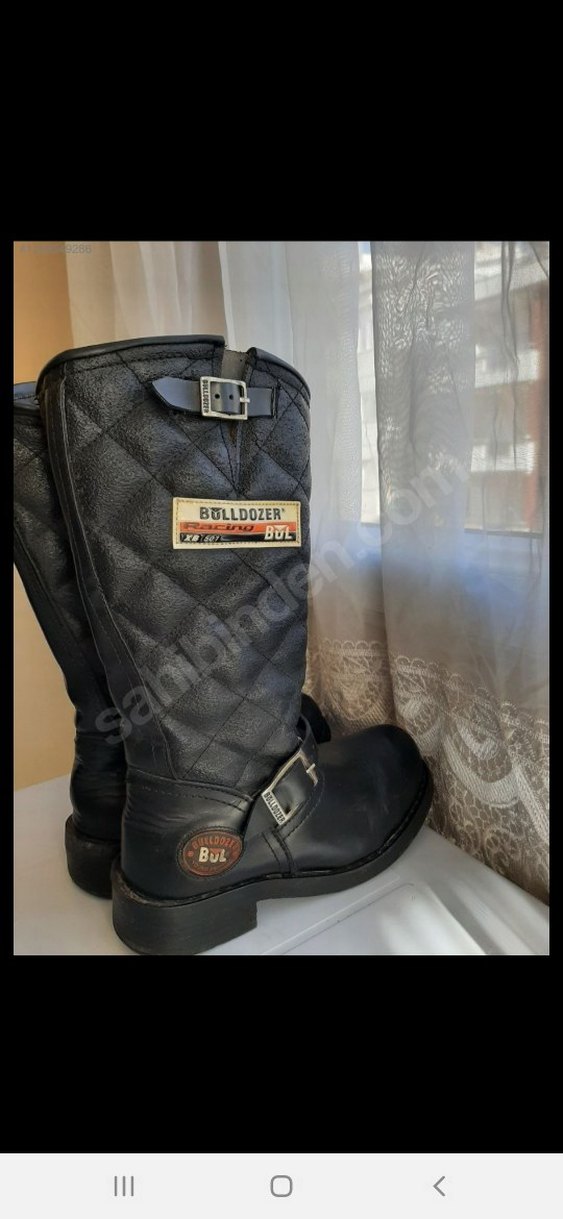 HARLEY DAVIDSON BULLDOZER Siyah Deri Tokalı - Görsel 3