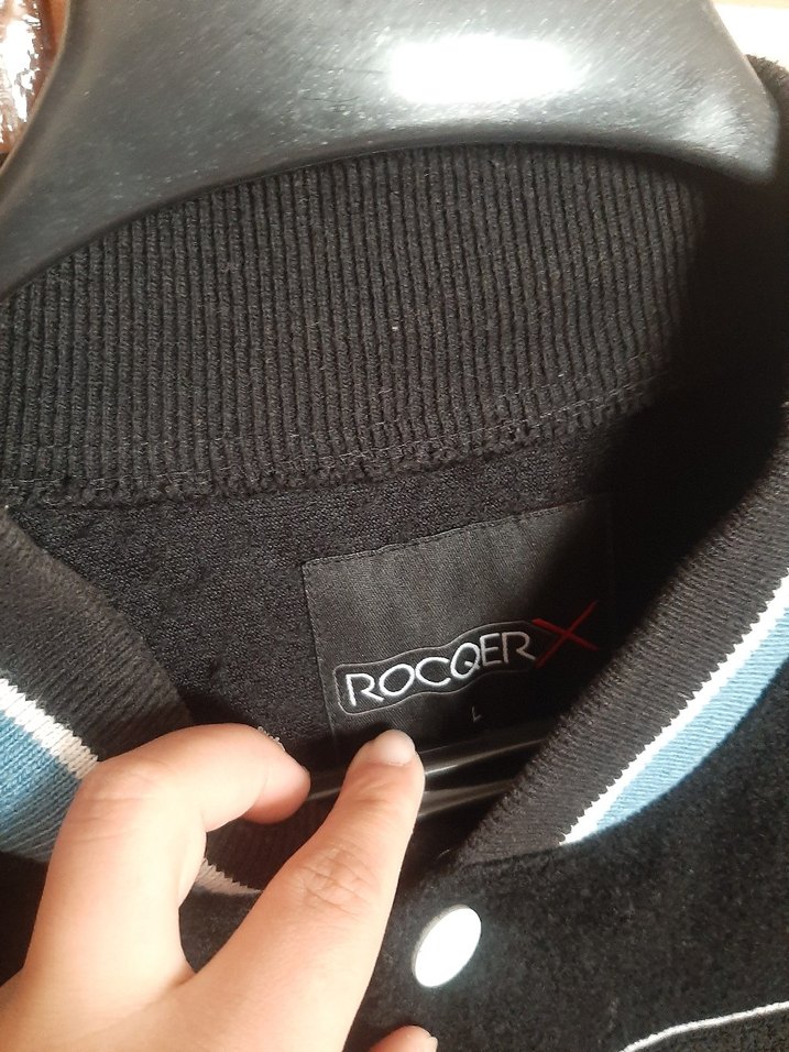 Düğmeli Siyah Deri unisex Ceket - Görsel 2