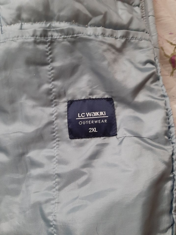 bebek mavisi Fermuarlı Kadın Ceket - Görsel 3