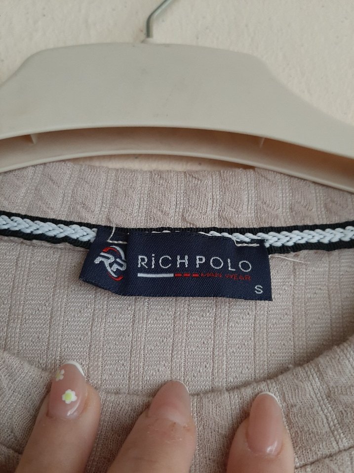 açık pembe  Kadın Uzun Kollu - Görsel 2