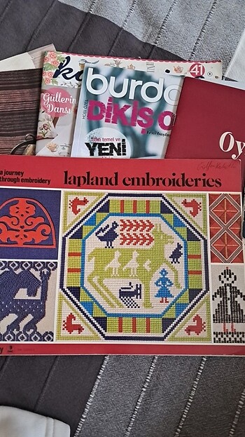  Beden Çeşitli nakış dergileri, karışık 