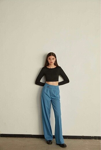 Pull and Bear Vatkalı Palazzo Pantolon