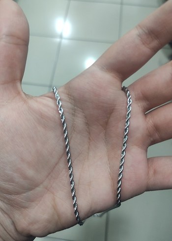 Çelik zincir kolye - Görsel 6