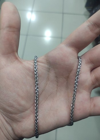 Çelik zincir kolye - Görsel 3