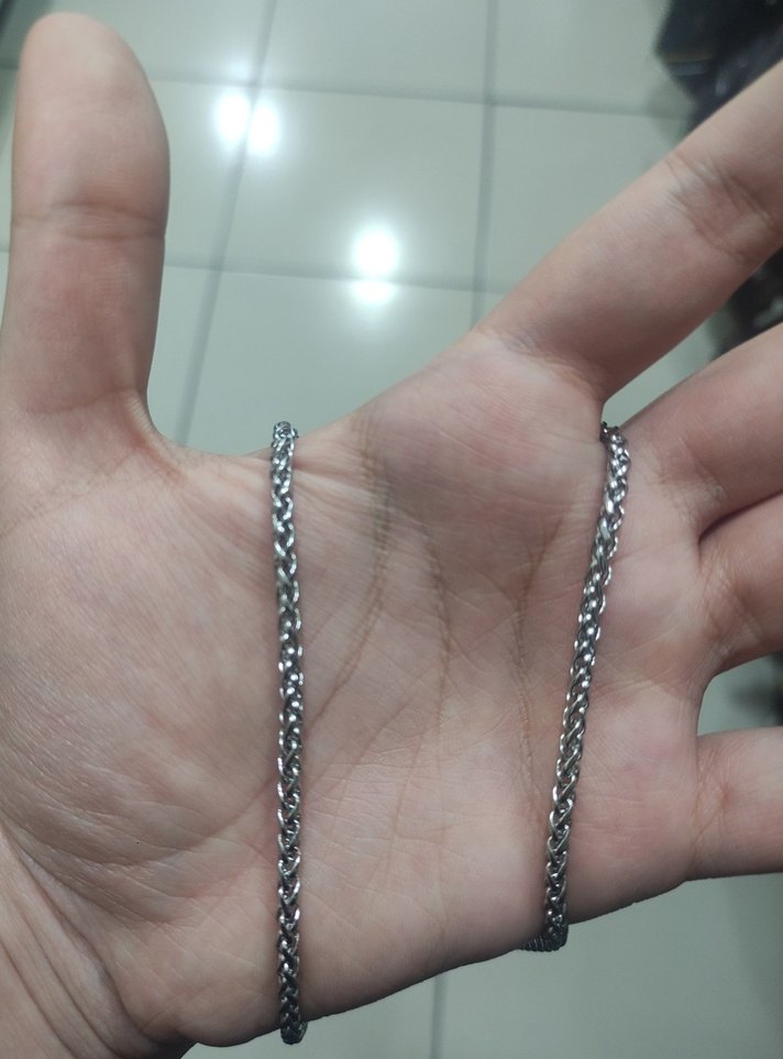 Çelik zincir kolye - Görsel 3