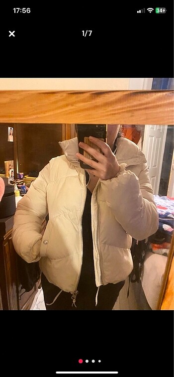 S beden bershka şişme mont