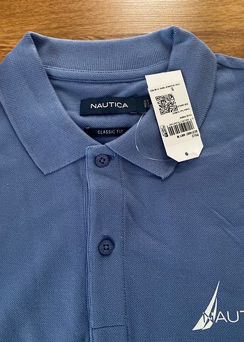 Nautica uzun kol polo yaka tişört - Görsel 7
