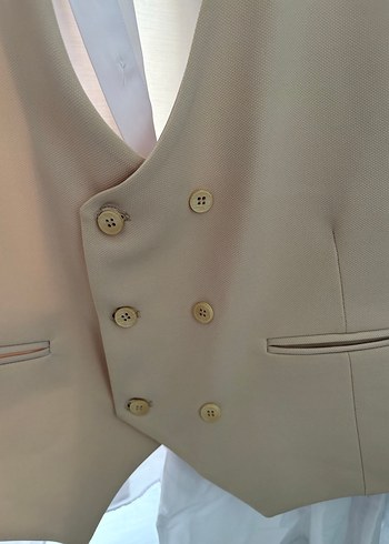 Yelek Gömlek Ceket Takım - Görsel 2