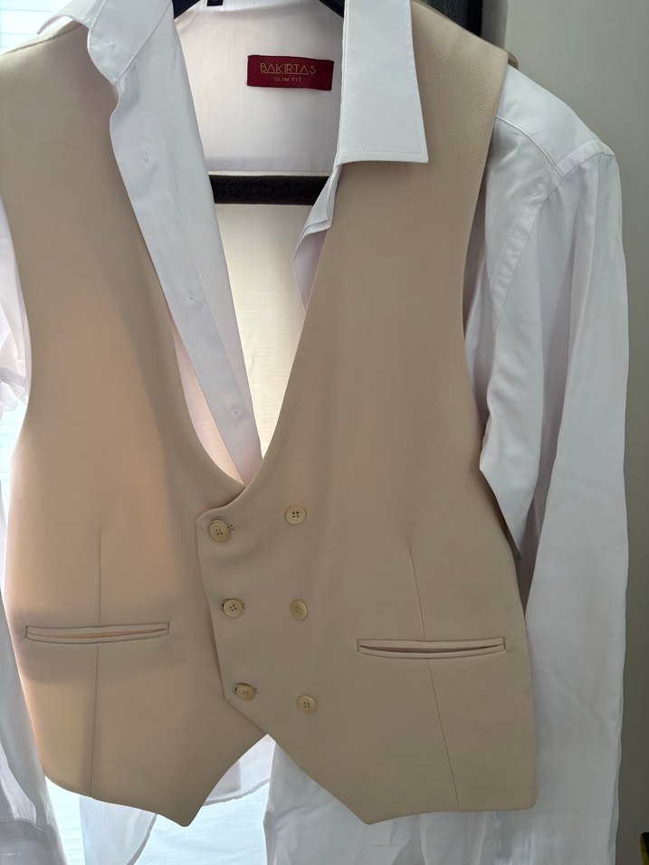 Yelek Gömlek Ceket Takım - Görsel 3