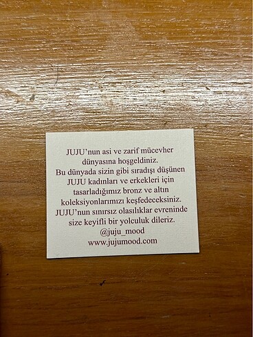  Beden JUJU BILEKLIK