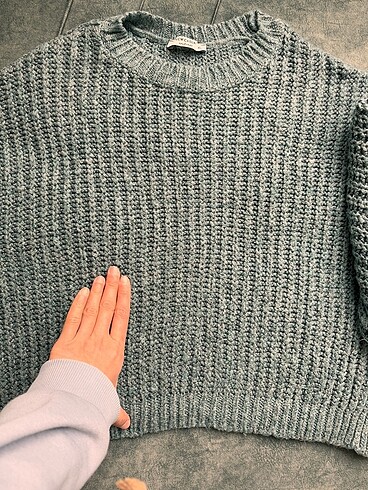 xl Beden turkuaz Renk LCW örgü kazak turkuaz su yeşili