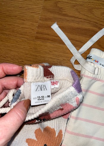 Çiçek Desenli Elastik Kız Tayt - Görsel 3