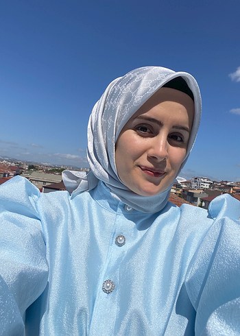 Deniz mavisi şık ceket