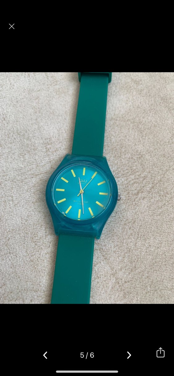 Turkuaz Minimalist Kadın Kol Saati - Görsel 5